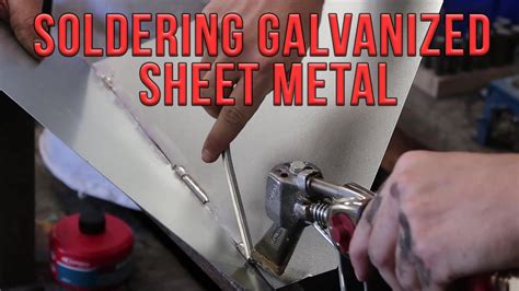 soldering sheet metal flashing